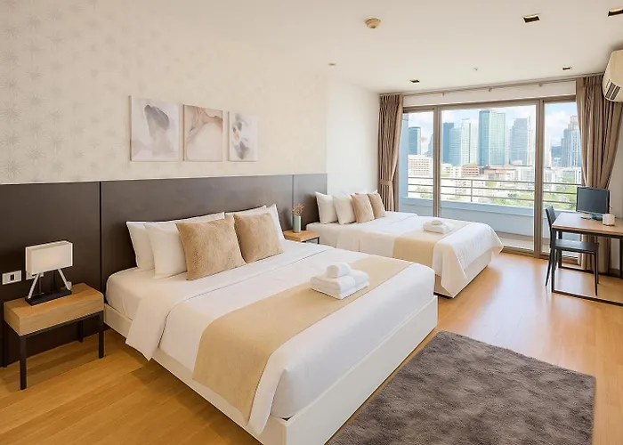 Executive 2 Beds Nana Bts 5 Mins Bangkok